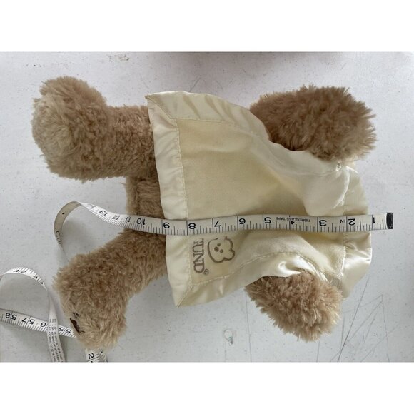 Gund Peek A Boo Teddy Bear Animated Stuffed Animal Plush 11.5 Inch Tested Works - Picture 12 of 12